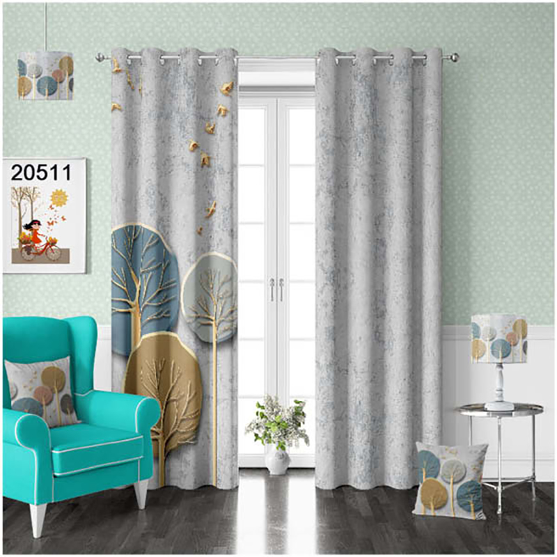 پرده چاپی هازان - کد محصول 20511