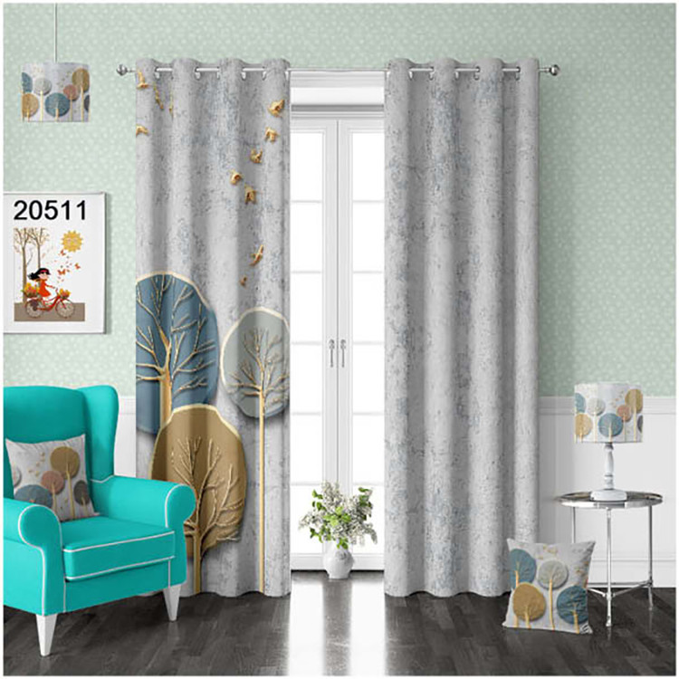 پرده چاپی هازان - کد محصول 20511