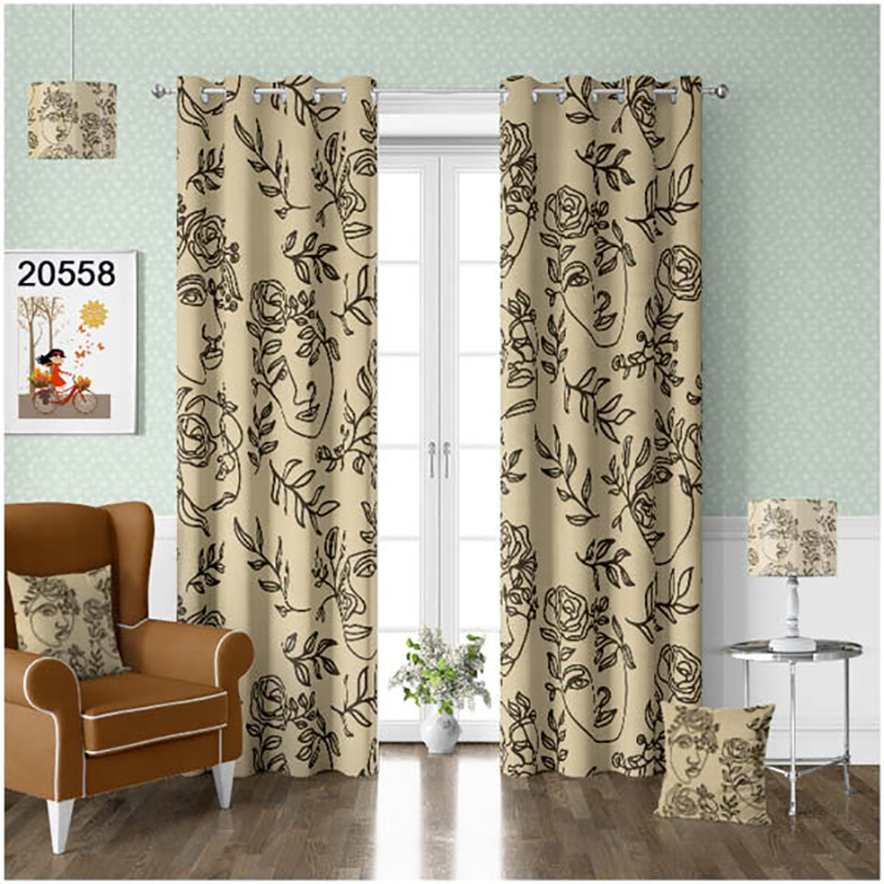 پرده چاپی هازان - کد محصول 20558