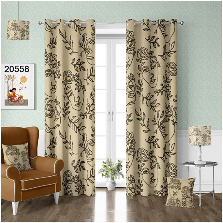 پرده چاپی هازان - کد محصول 20558