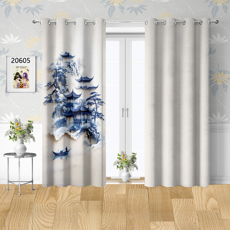 پرده چاپی هازان - کد محصول 20605