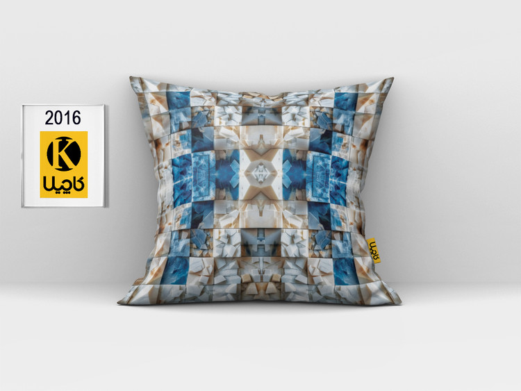 کاور کوسن مخمل (دو رو چاپ) - کد K 2016