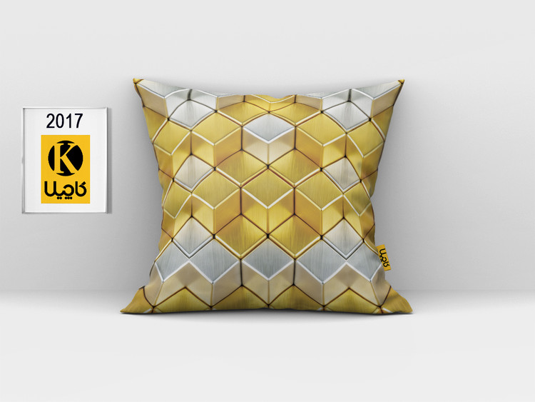 کاور کوسن مخمل (دو رو چاپ) - کد K 2017