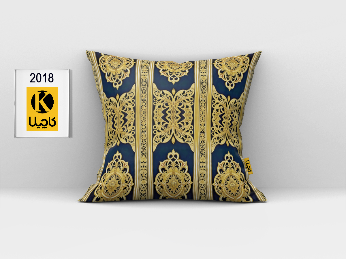 کاور کوسن مخمل (دو رو چاپ) - کد K 2018