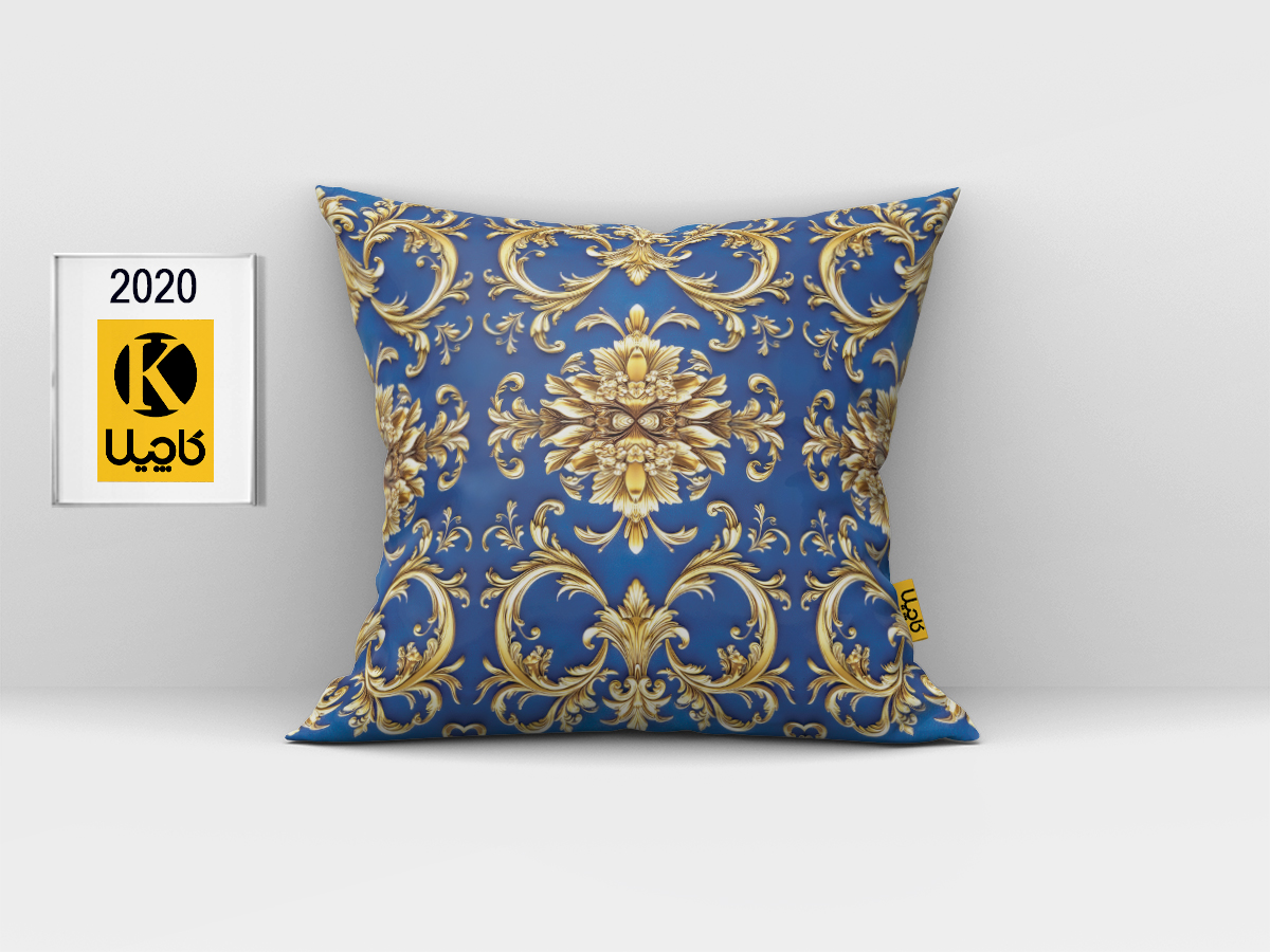 کاور کوسن مخمل (دو رو چاپ) - کد K 2020