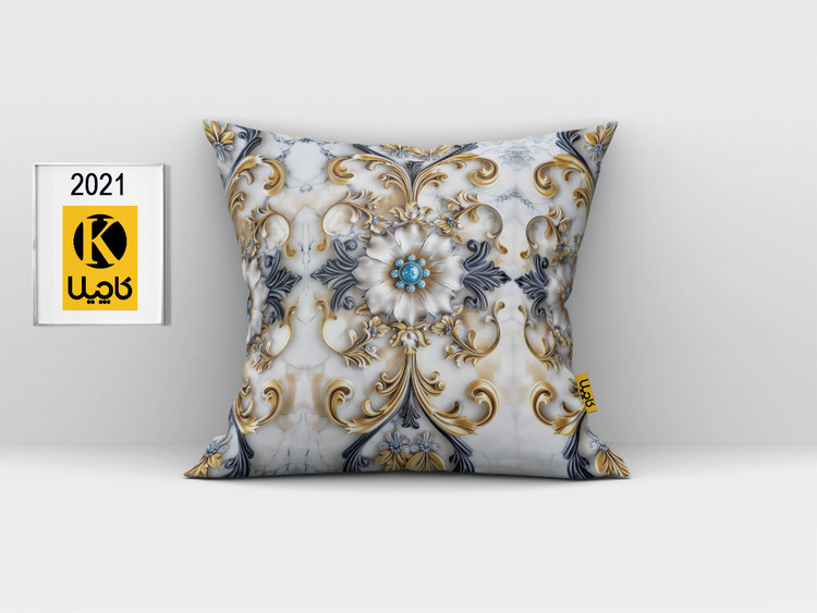 کاور کوسن مخمل (دو رو چاپ) - کد K 2021