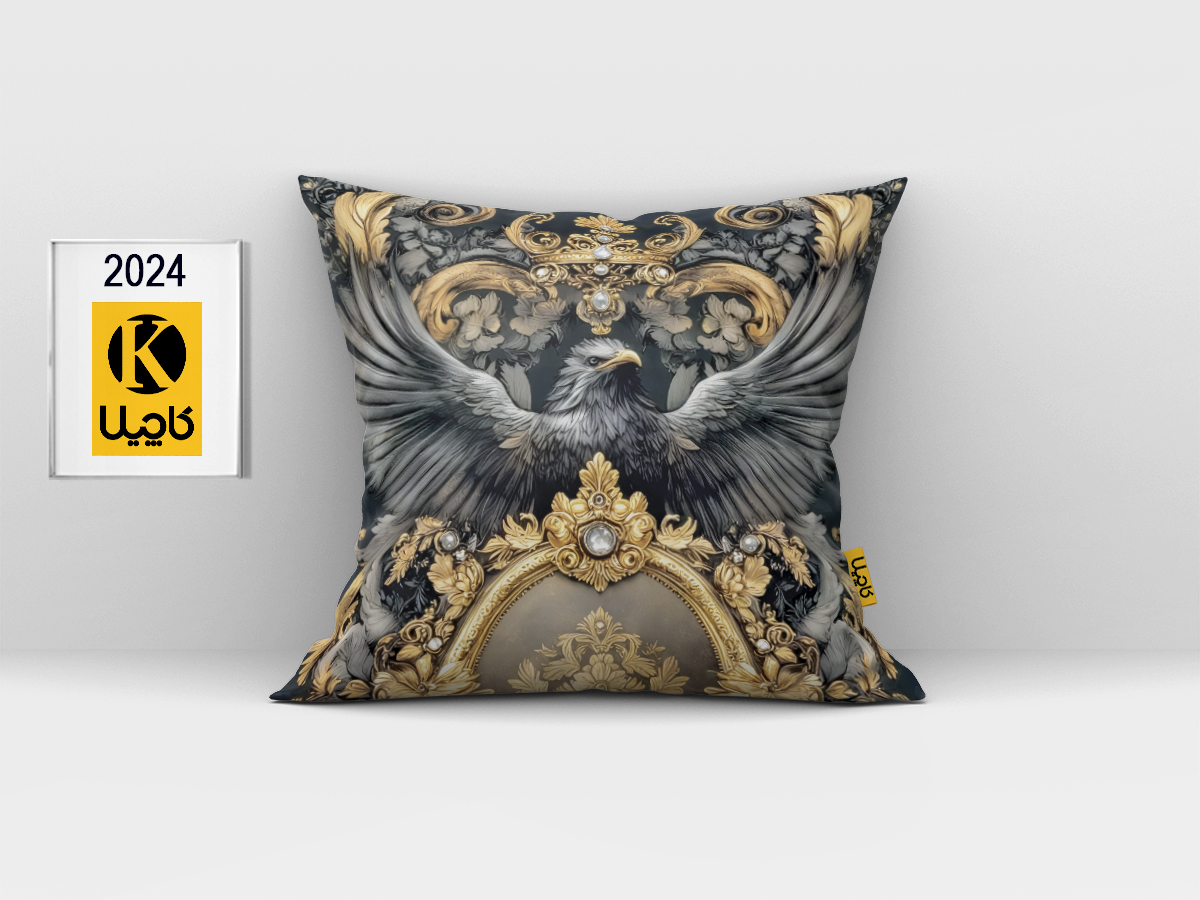 کاور کوسن مخمل (دو رو چاپ) - کد K 2024