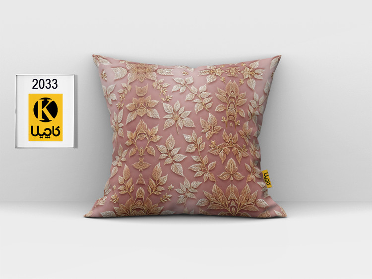 کاور کوسن مخمل (دو رو چاپ) - کد K 2033