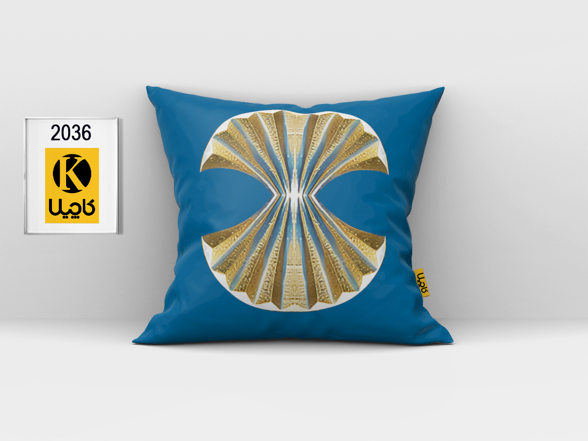 کاور کوسن مخمل (دو رو چاپ) - کد K 2036