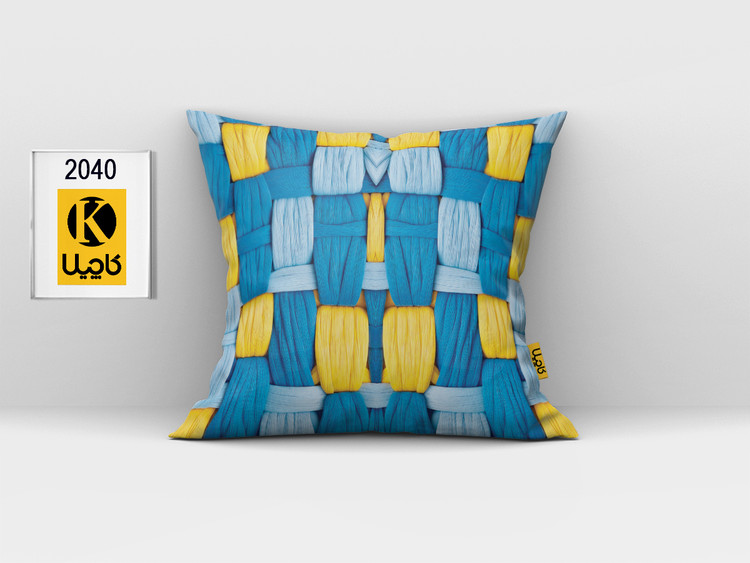 کاور کوسن مخمل (دو رو چاپ) - کد K 2040