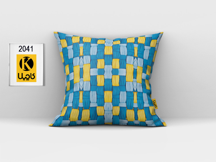 کاور کوسن مخمل (دو رو چاپ) - کد K 2041