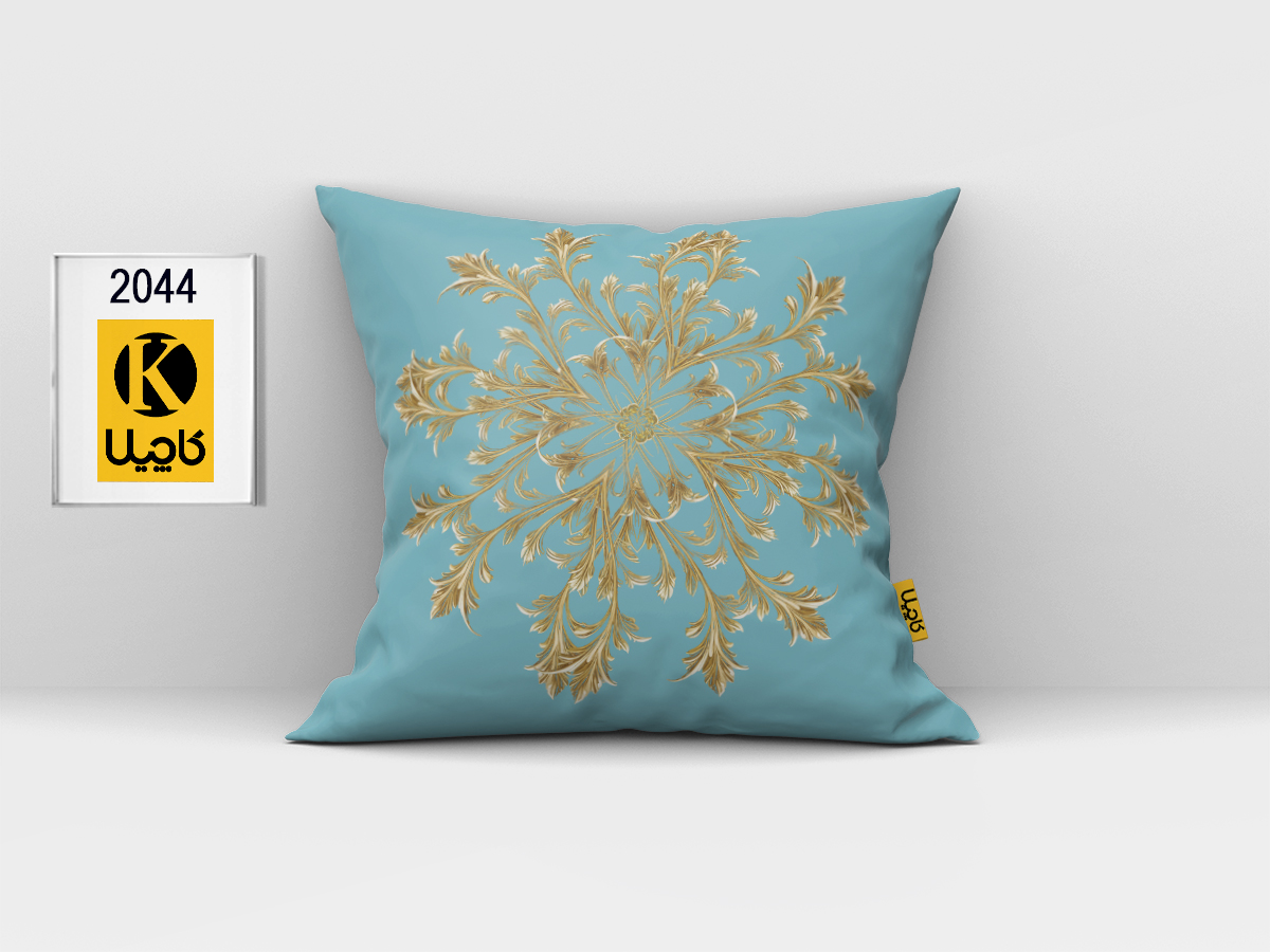کاور کوسن مخمل (دو رو چاپ) - کد K 2044