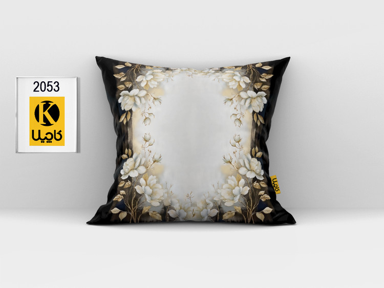 کاور کوسن مخمل (دو رو چاپ) - کد K 2053