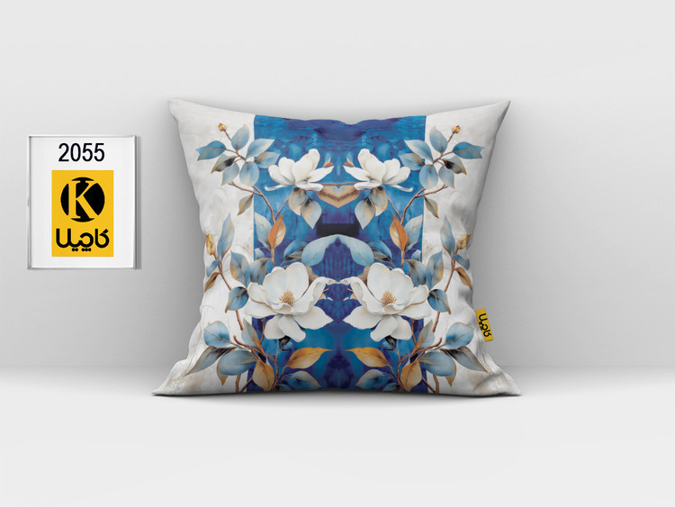 کاور کوسن مخمل (دو رو چاپ) - کد K 2055