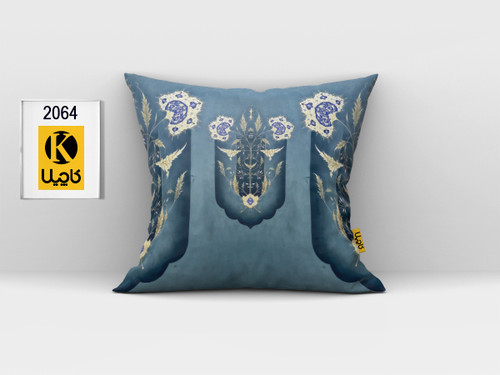 کاور کوسن مخمل (دو رو چاپ) - کد K 2064
