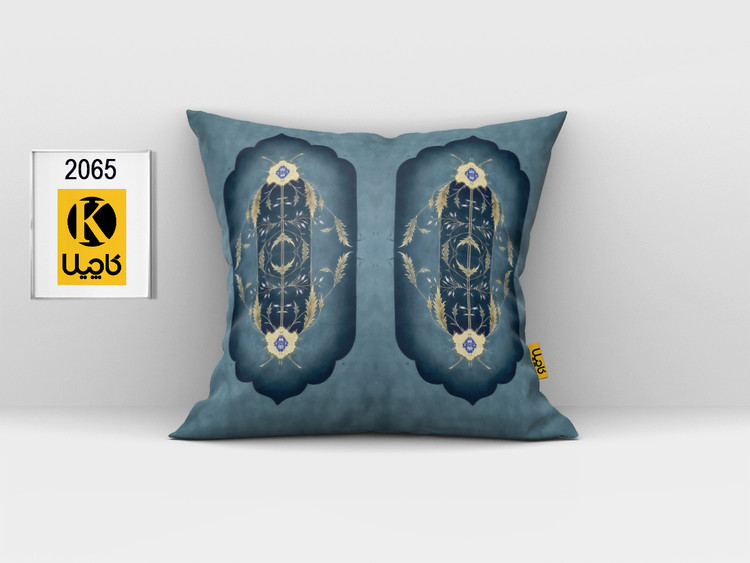 کاور کوسن مخمل (دو رو چاپ) - کد K 2065