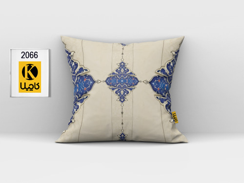 کاور کوسن مخمل (دو رو چاپ) - کد K 2066