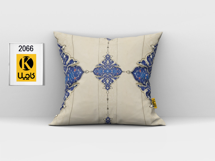 کاور کوسن مخمل (دو رو چاپ) - کد K 2066