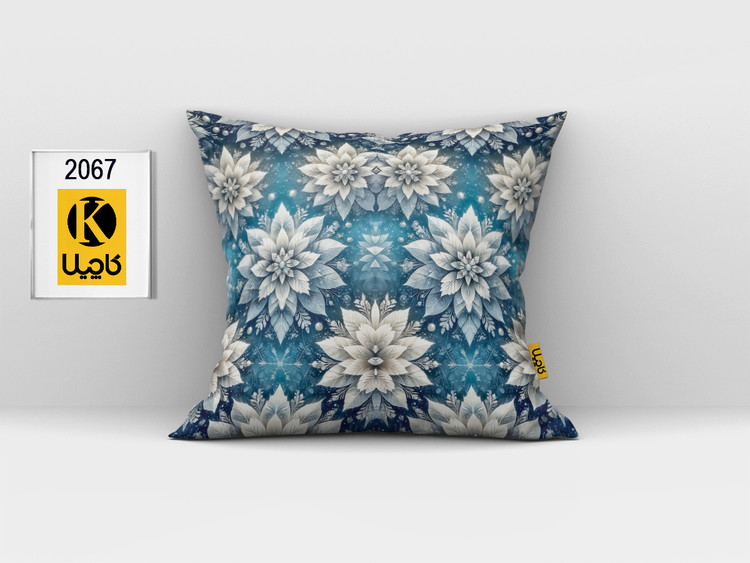 کاور کوسن مخمل (دو رو چاپ) - کد K 2067