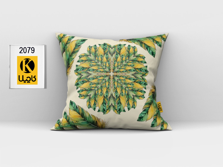 کاور کوسن مخمل (دو رو چاپ) - کد K 2079