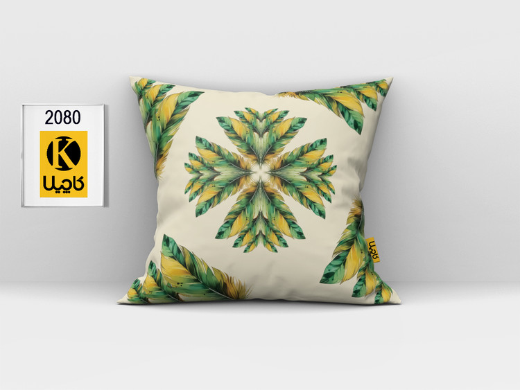 کاور کوسن مخمل (دو رو چاپ) - کد K 2080