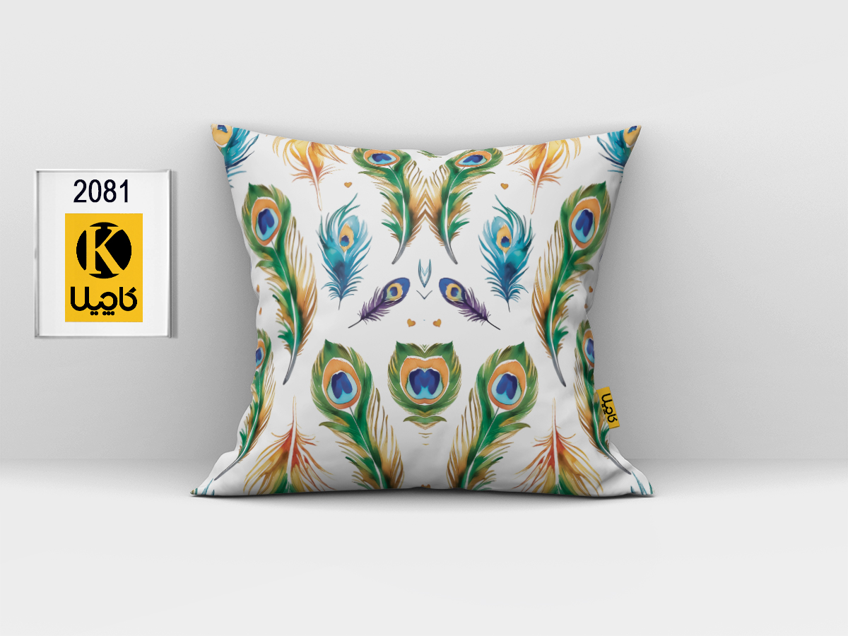 کاور کوسن مخمل (دو رو چاپ) - کد K 2081