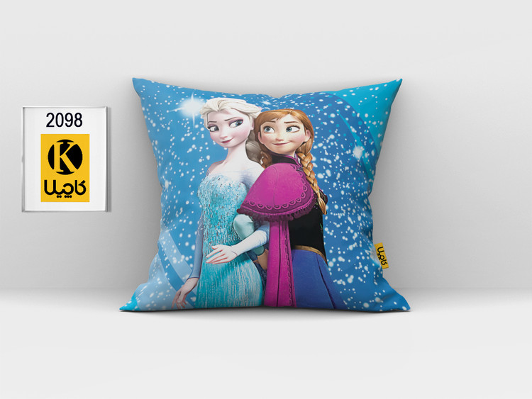 کاور کوسن مخمل (دو رو چاپ) - کد K 2098