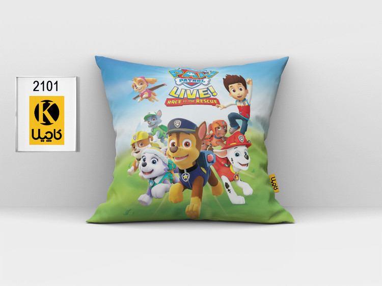 کاور کوسن مخمل (دو رو چاپ) - کد K 2101