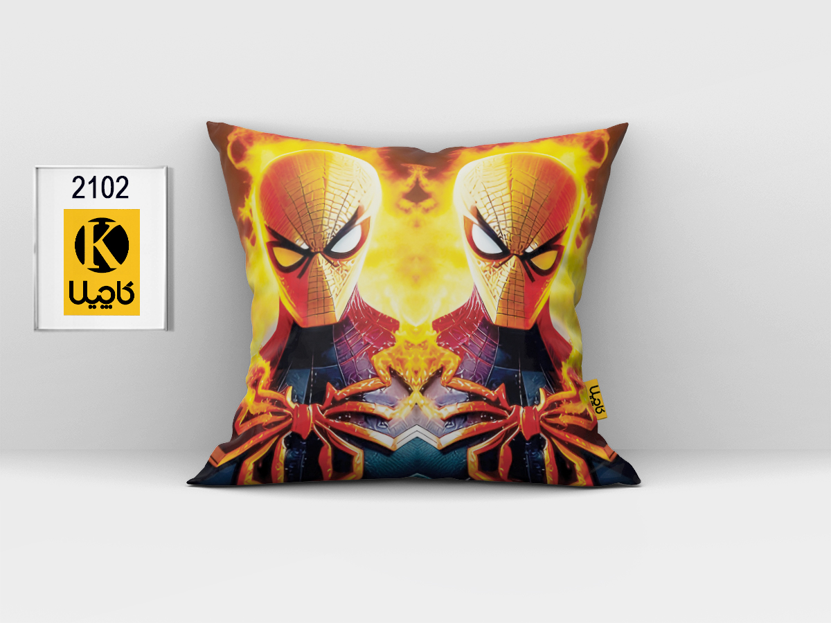 کاور کوسن مخمل (دو رو چاپ) - کد K 2102