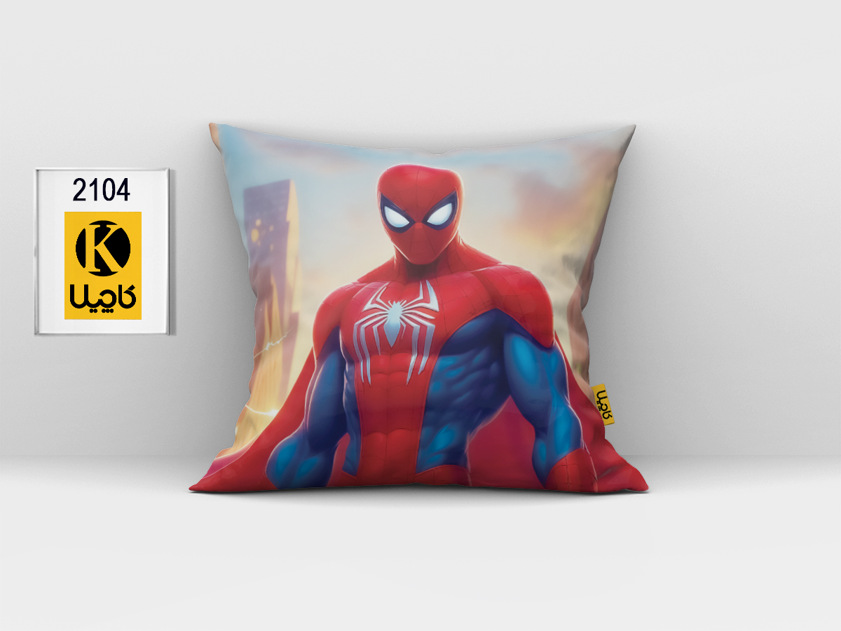 کاور کوسن مخمل (دو رو چاپ) - کد K 2104