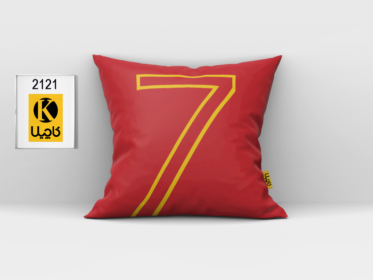کاور کوسن مخمل (دو رو چاپ) - کد K 2121