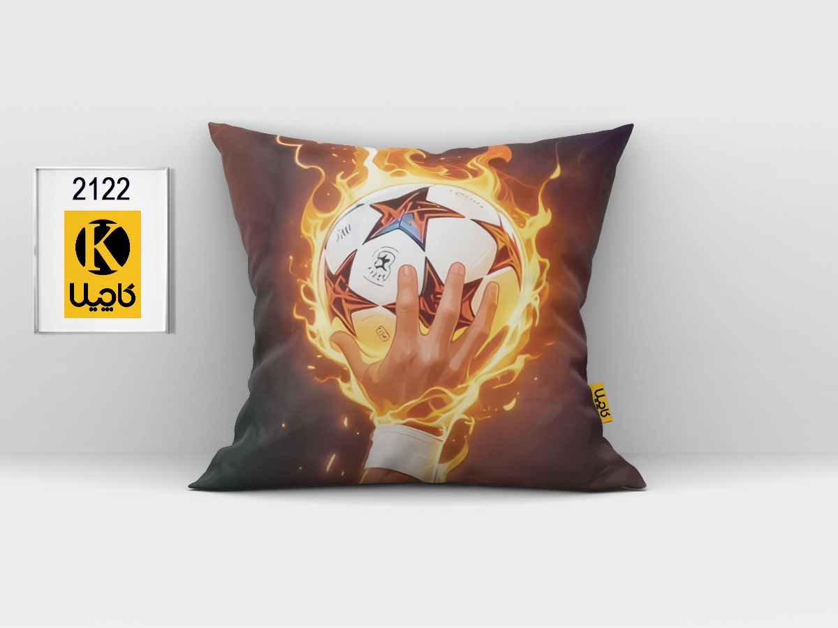 کاور کوسن مخمل (دو رو چاپ) - کد K 2122