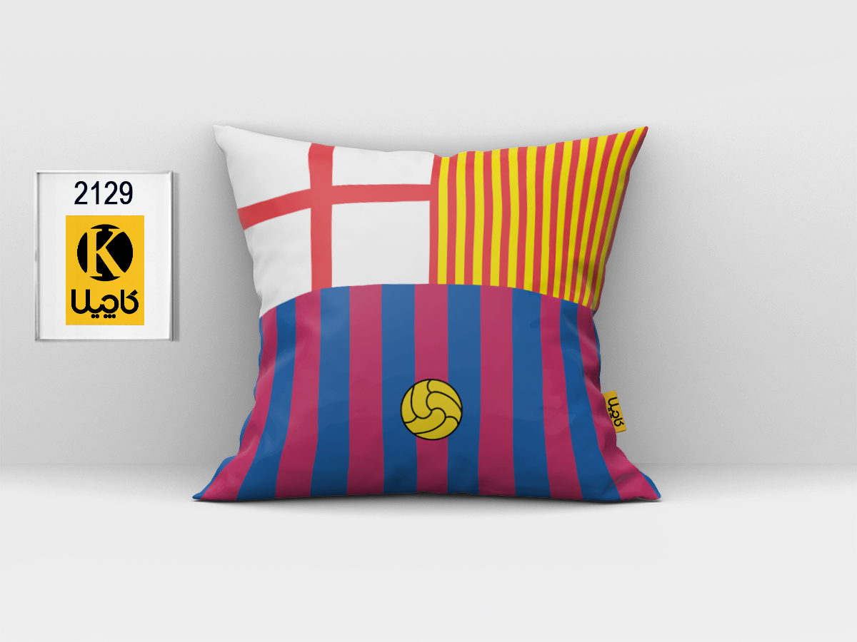 کاور کوسن مخمل (دو رو چاپ) - کد K 2129