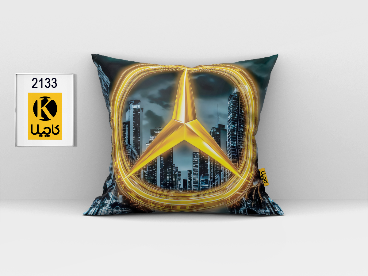 کاور کوسن مخمل (دو رو چاپ) - کد K 2133