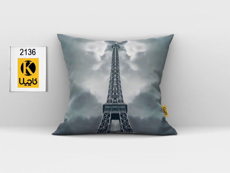 کاور کوسن مخمل (دو رو چاپ) - کد K 2136