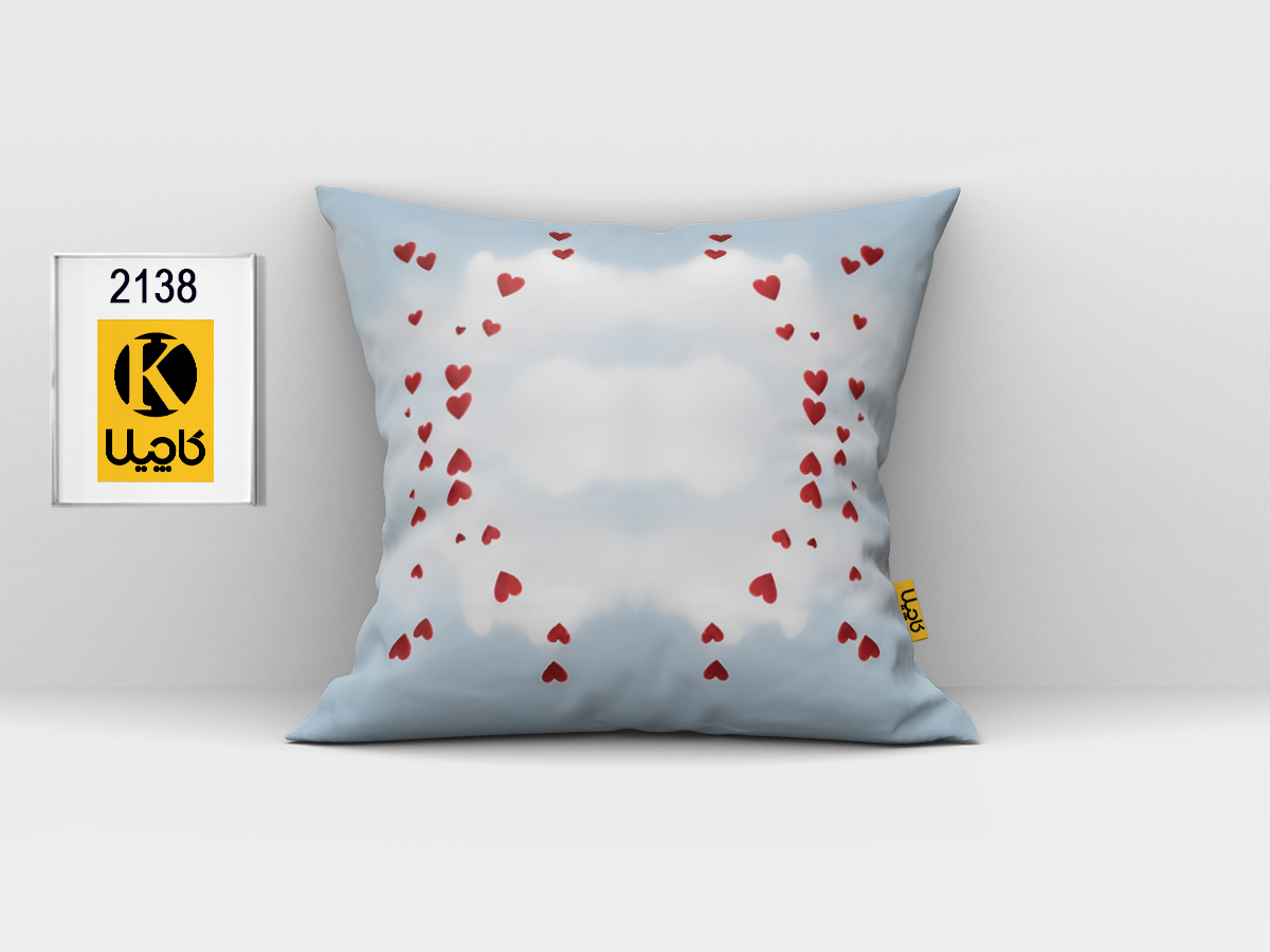 کاور کوسن مخمل (دو رو چاپ) - کد K 2138