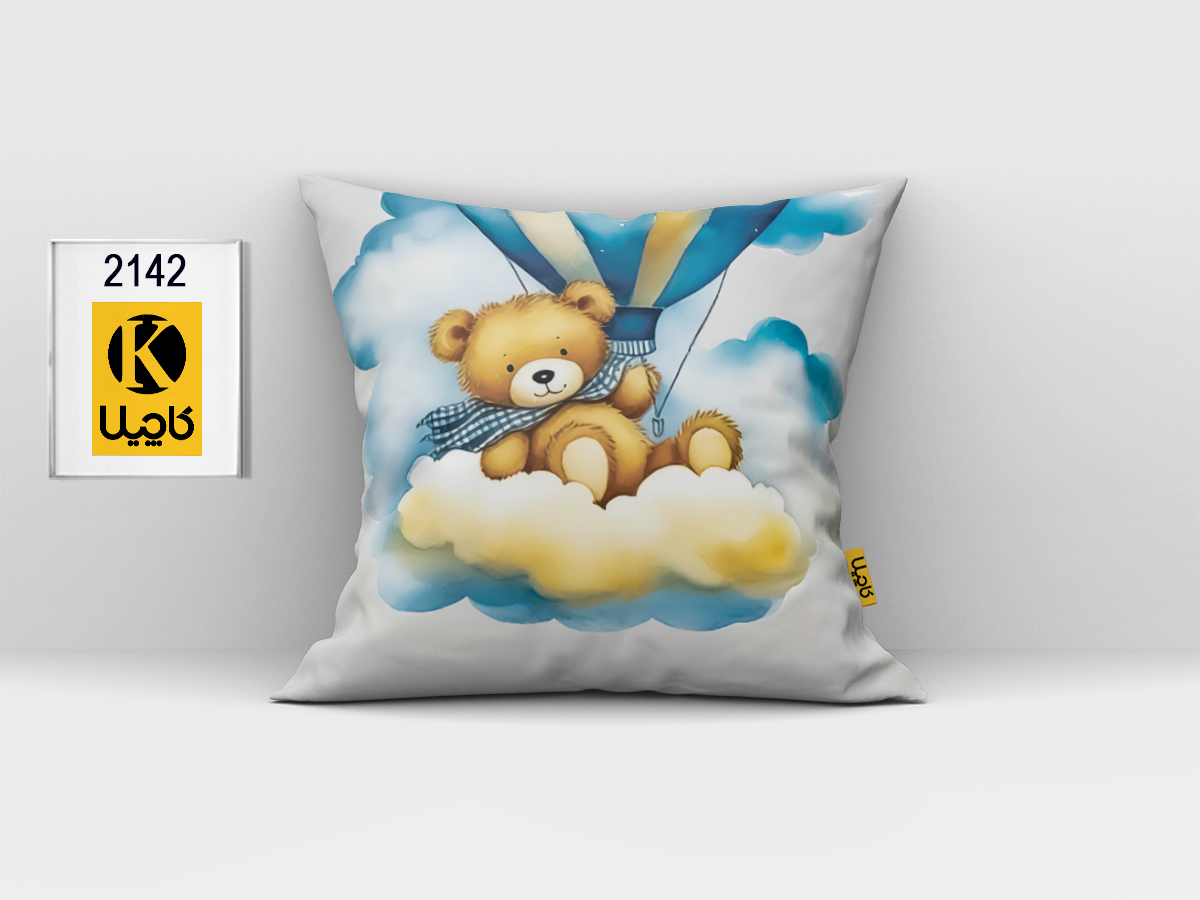 کاور کوسن مخمل (دو رو چاپ) - کد K 2142