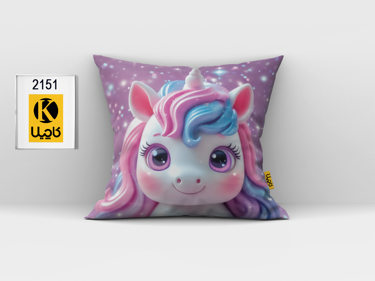 کاور کوسن مخمل (دو رو چاپ) - کد K 2151
