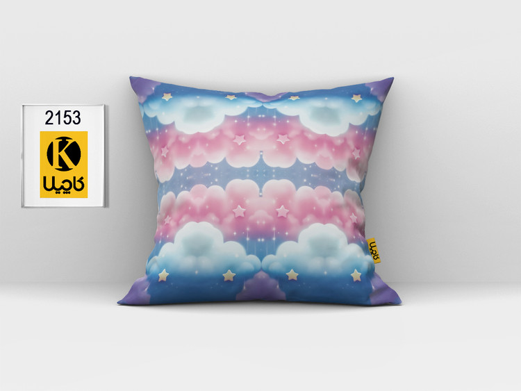 کاور کوسن مخمل (دو رو چاپ) - کد K 2153