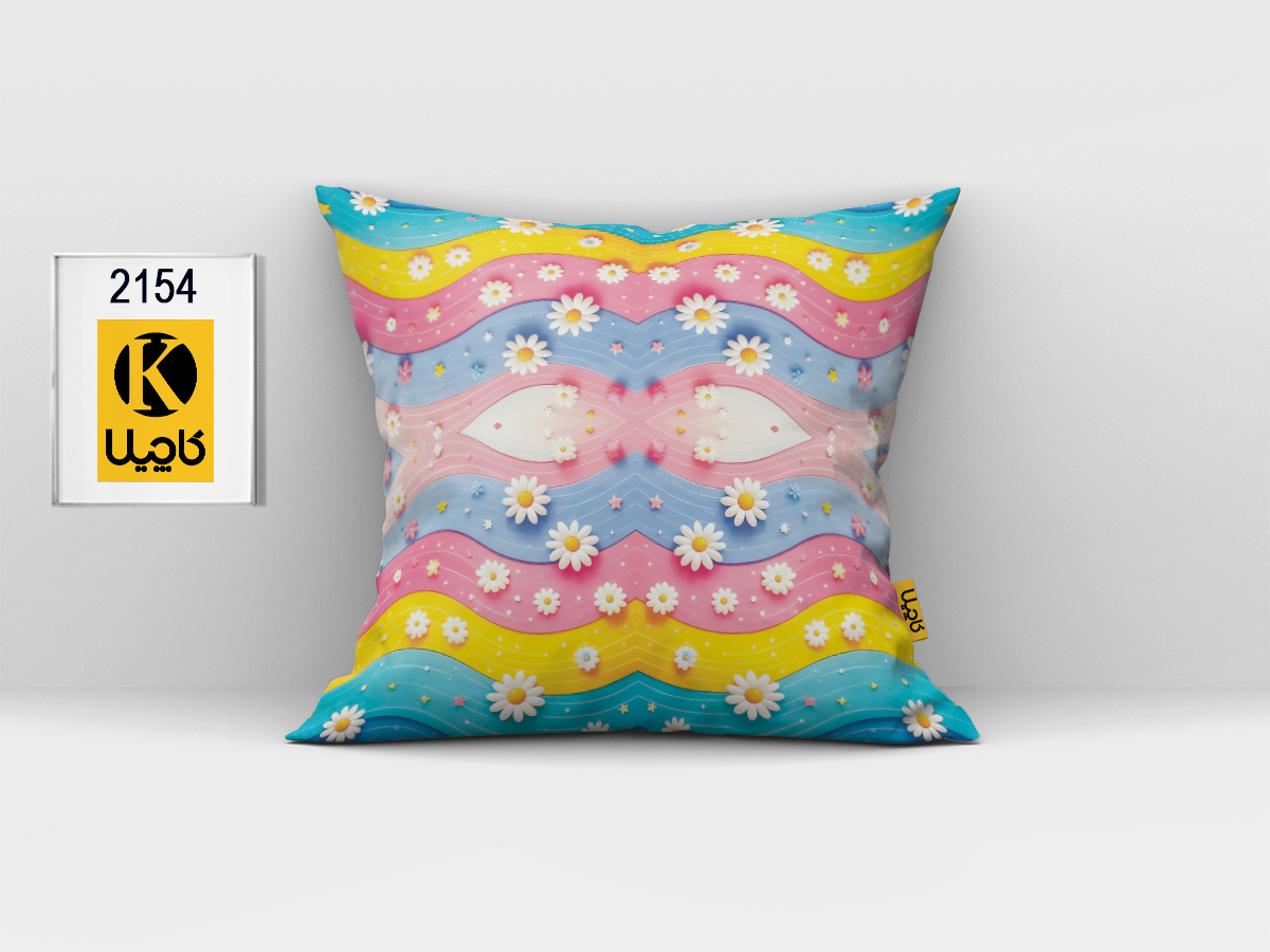 کاور کوسن مخمل (دو رو چاپ) - کد K 2154