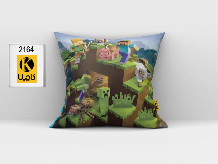 کاور کوسن مخمل (دو رو چاپ) - کد K2164