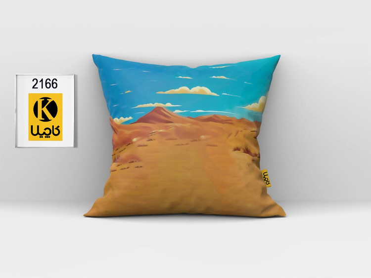 کاور کوسن مخمل (دو رو چاپ) - کد K2166