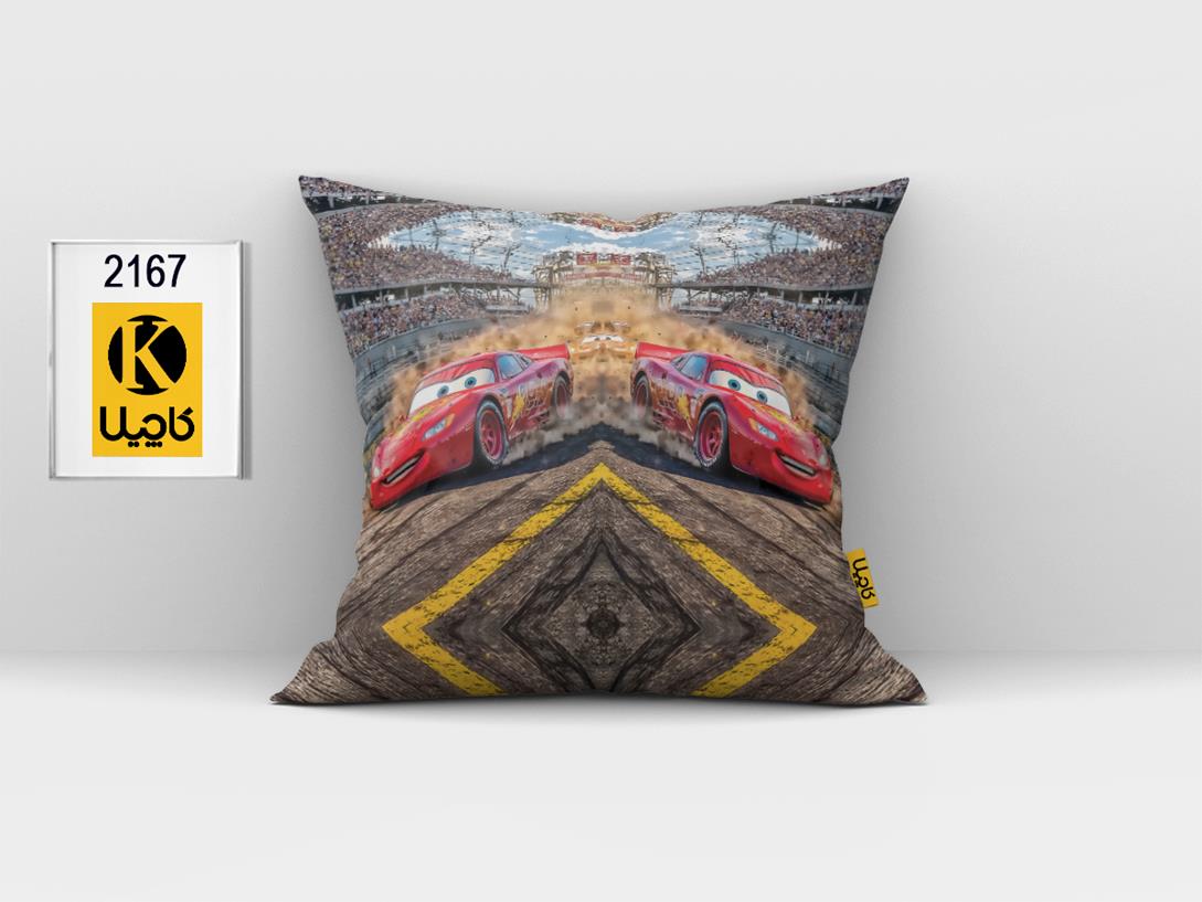 کاور کوسن مخمل (دو رو چاپ) - کد K2167