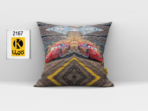 کاور کوسن مخمل (دو رو چاپ) - کد K2167