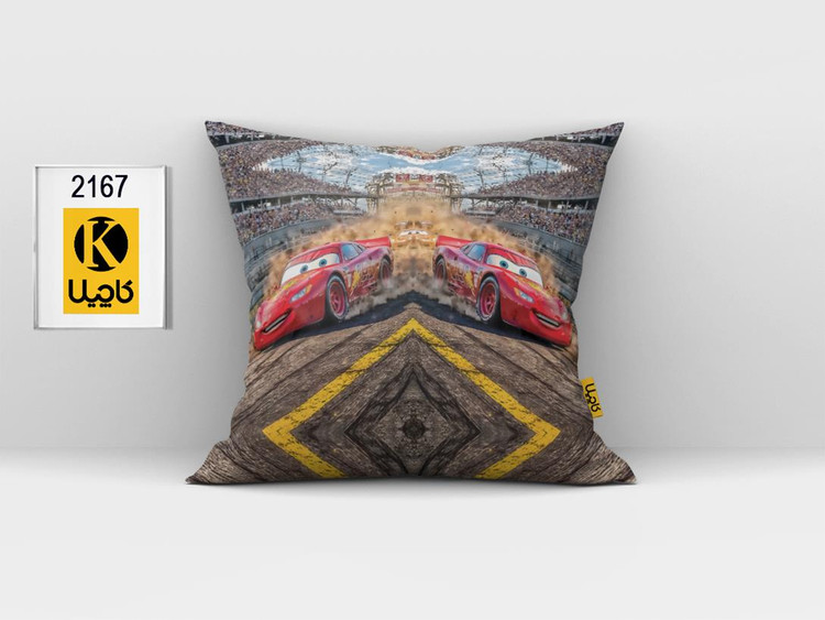کاور کوسن مخمل (دو رو چاپ) - کد K2167