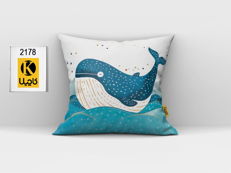 کاور کوسن مخمل (دو رو چاپ) - کد K2178