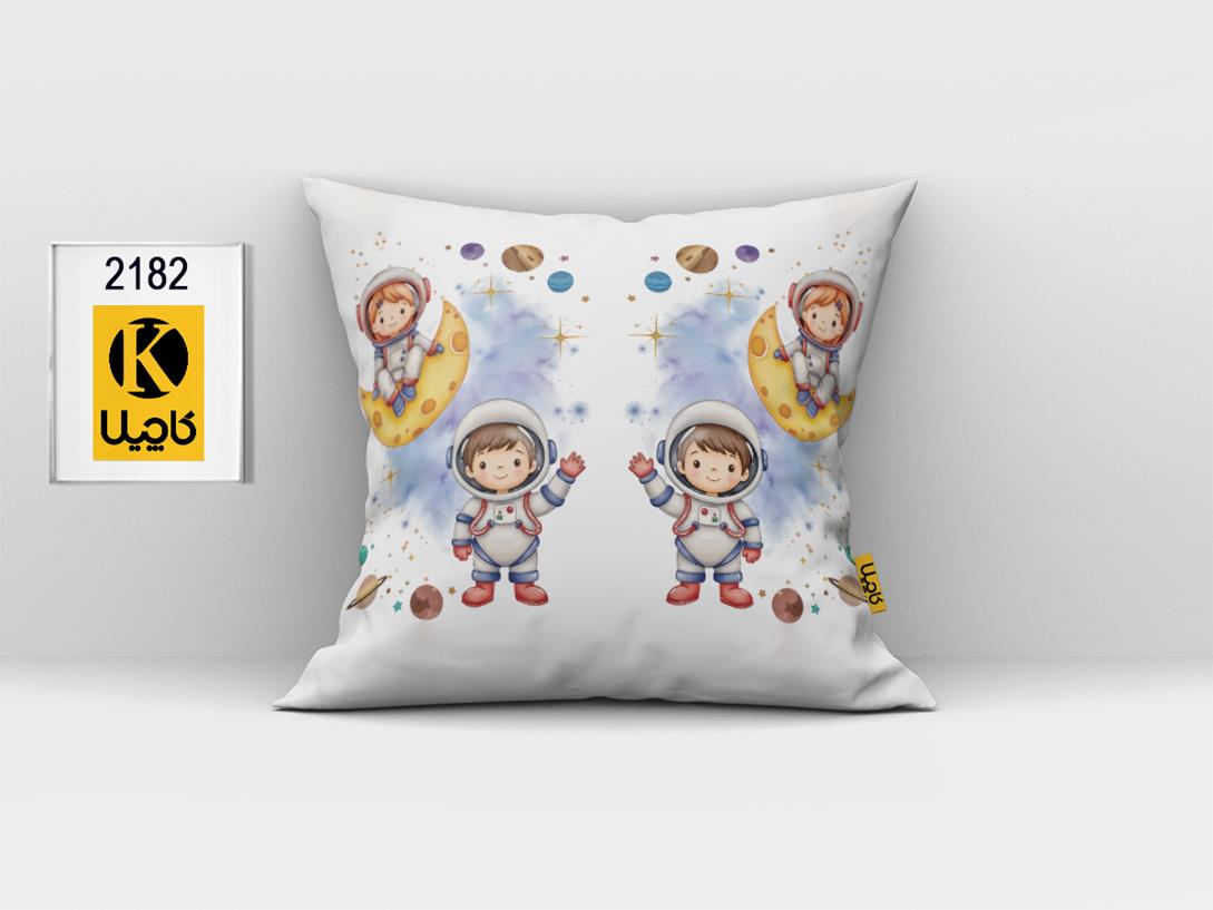 کاور کوسن مخمل (دو رو چاپ) - کد K2182