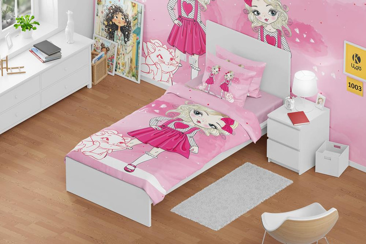 ست روتختی یک نفره مخمل - کد 1003