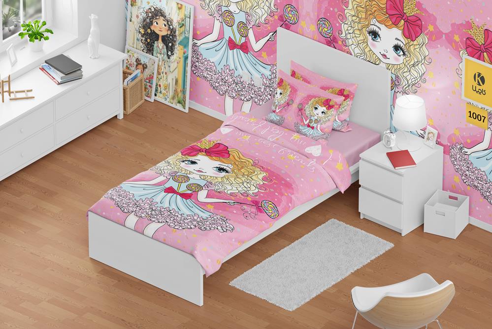 ست روتختی یک نفره مخمل - کد 1007