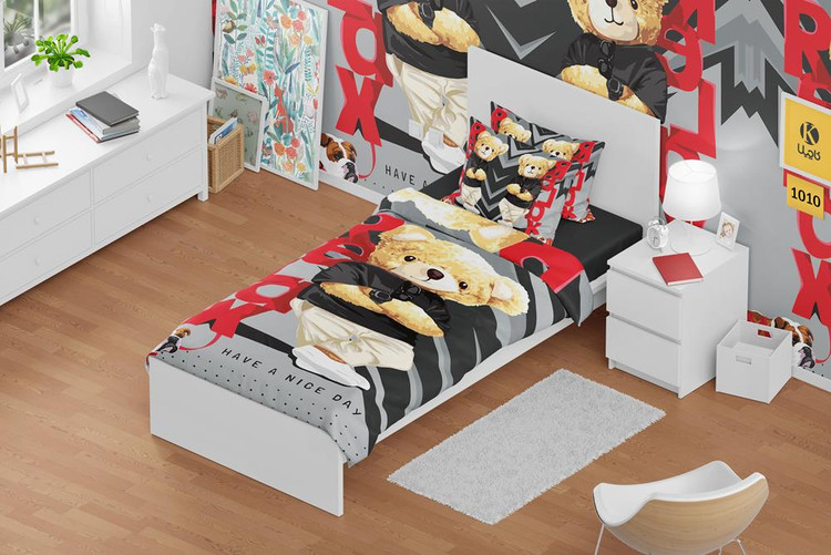 ست روتختی یک نفره مخمل - کد 1010